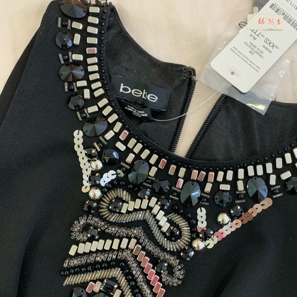 Black Bebe mini dress - Picture 3 of 5